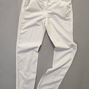 J.Crew City Fit White Linen Pants Women’s Size 0 Summer Casual